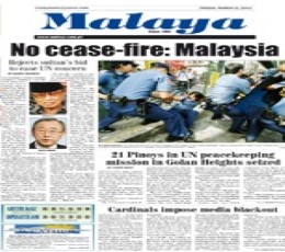 Malaya - Malaya Epaper : Read Today Malaya Online Newspaper