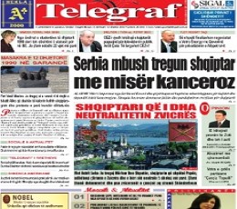 Read today's Telegrafi Epaper epaper