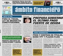 Read today's Ambito Financiero Epaper epaper