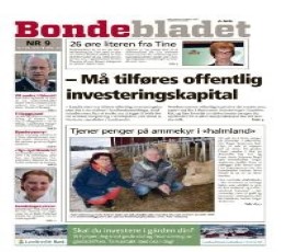 Read today's Bondebladet Epaper epaper