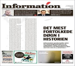 Read today's Dagbladet Information Epaper epaper