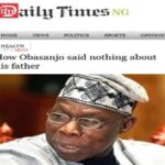 Daily Times of Nigeria Epaper