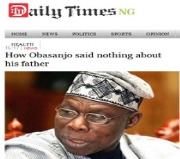 Read today's Daily Times of Nigeria Epaper epaper