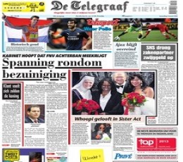 Read today's De Telegraaf Epaper epaper