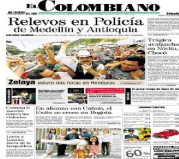 Read today's El Colombiano Epaper epaper