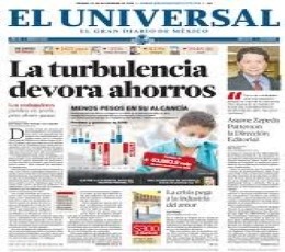Read today's El Universal Epaper epaper
