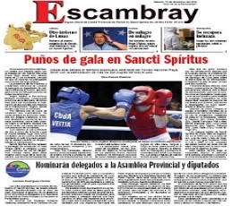 Read today's Escambray Epaper epaper