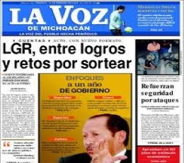 Read today's La Voz de Michoacán Epaper epaper