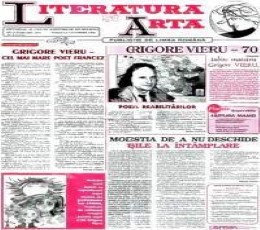 Read today's Literatura şi Arta Epaper epaper