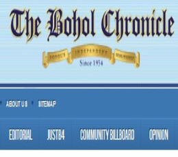 Read today's Bohol Chronicle Epaper epaper