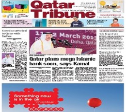 Read today's Qatar Tribune Epaper epaper