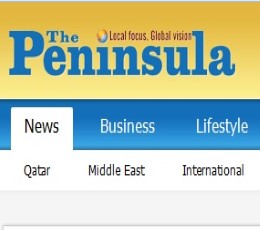 Read today's The Peninsula Epaper epaper