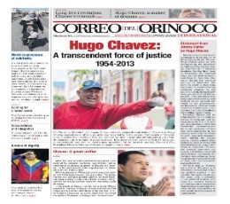 Read today's Correo del Orinoco Epaper epaper