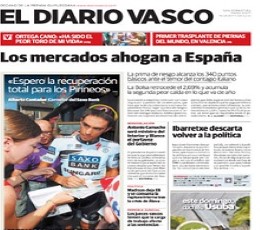 Read today's El Diario Vasco Epaper epaper