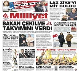 Read today's Milliyet Epaper epaper