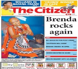 Read today's The Citizen Epaper epaper