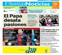 Read today's Ultimas Noticias Epaper epaper