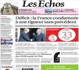 Read today's Les Échos Epaper epaper