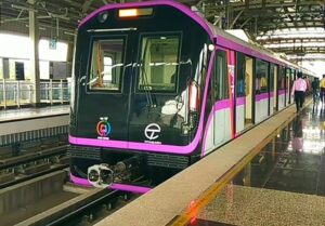 Pune Metro reserved seats for women and senior citizens inside metro coach